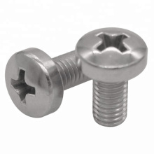 OEM/ODM SS 304 316 Stainless Steel Cross Recessed Cheese Head Screw